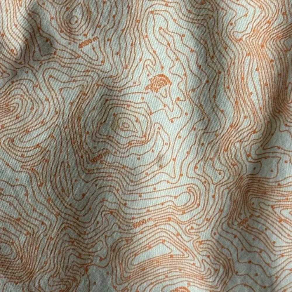 The North Face Topographic Print Trail Shorts Men’s Medium Hiking Gorpcore M